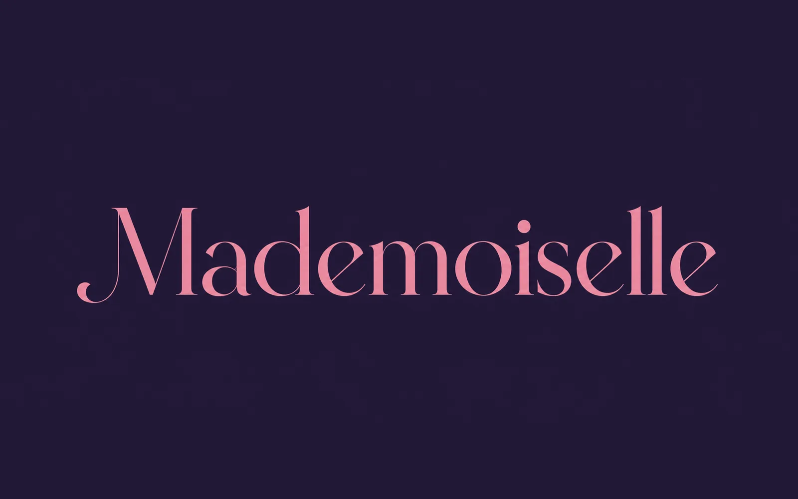 Mademoiselle cover